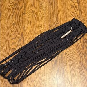 Skims Rhinestone Swim Strappy Skirt